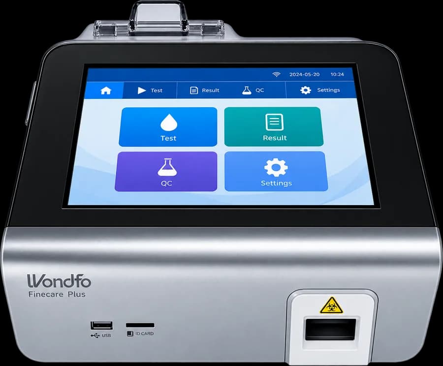 Wondfo Finecare Plus, analizador de inmunofluorescencia cuantitativa