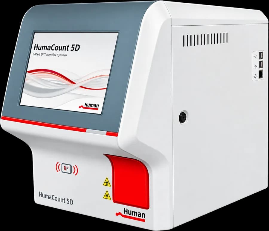 HumaCount 5D, analizador hematológico de cinco partes
